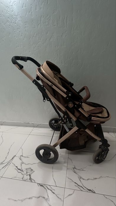 Коляска трансформер Belecoo 321, коричневый