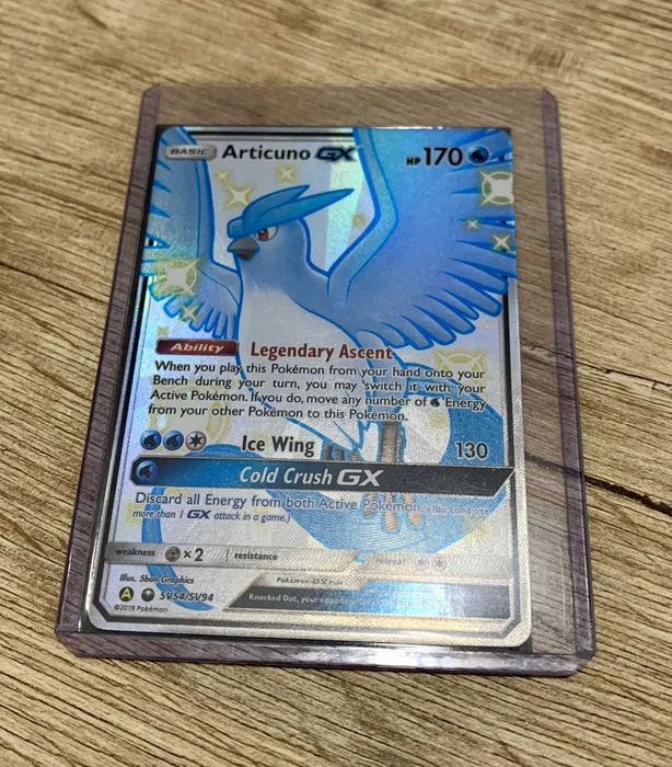 2019 Hidden Fates Articuno GX | Holo Raw Pokemn Card