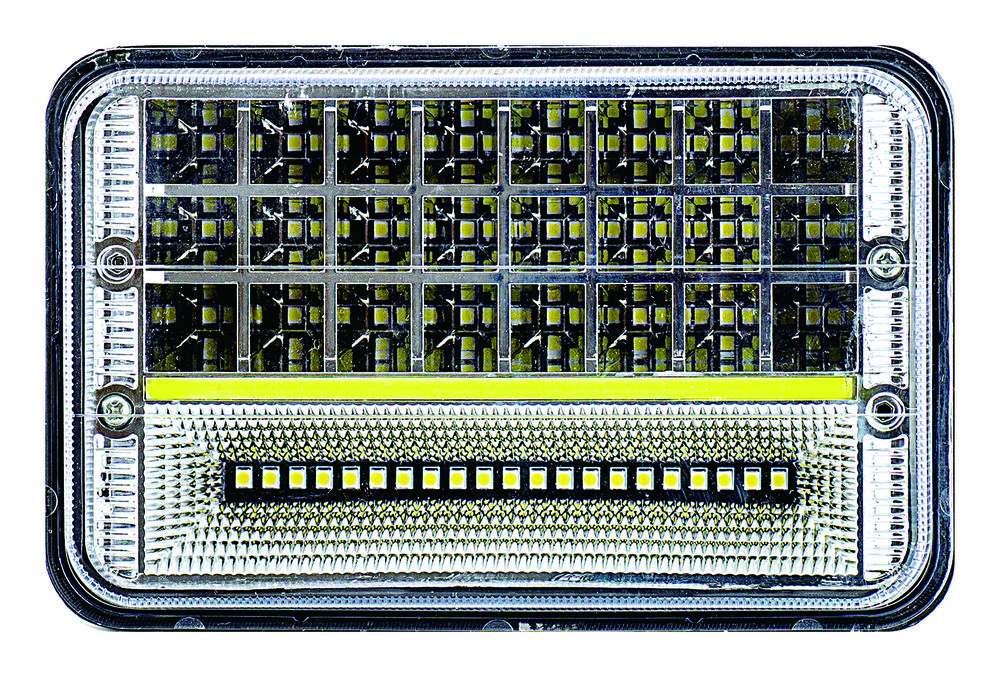 Proiector LED cu DRL 45W 2 faze 12/24V.