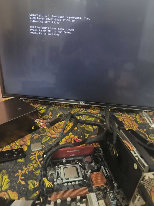 Продам комплект материнская плата +процессор h110 xeon 1270