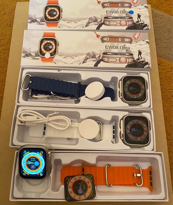 Ceas Smartwatch Ultra 9 cu incarcare wireless noi la cutie!!!