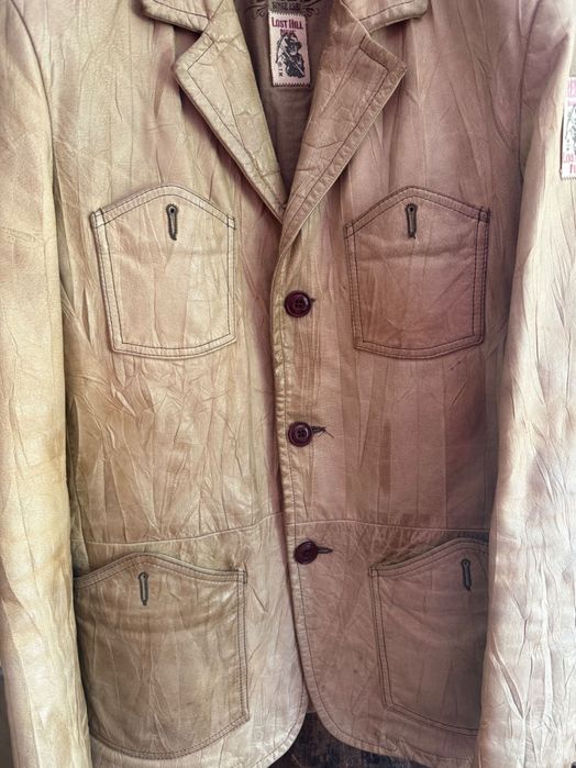 Replay Fashion Brand Leather Jacket / Кожено Яке, кройка тип съко.