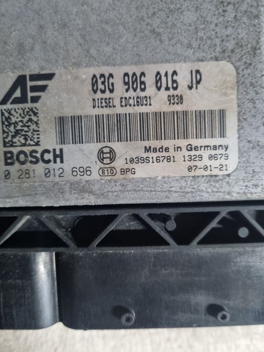 calculator ECO VW SHARAN, SEAT  cod 03G 906 016 JP cod motor BRT