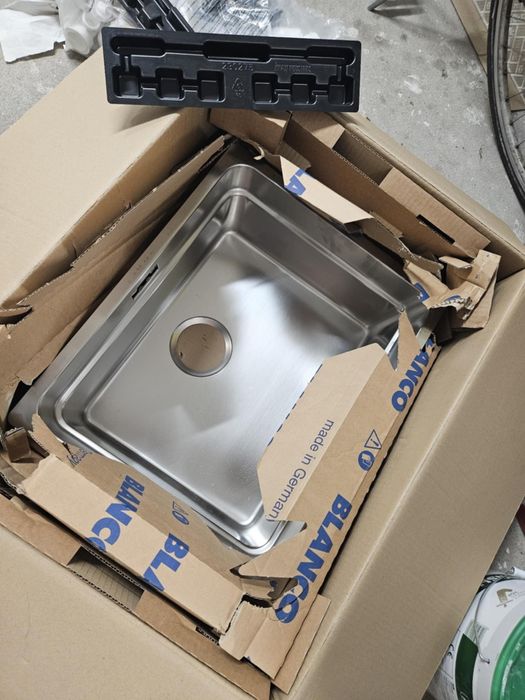 Кухненска мивка BLANCO ETAGON 500-U - 521841 (стомана - НОВ!)