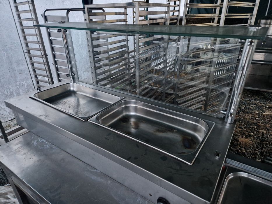 Dulap frigorific, Vitrina calda si rece, Masa calda bain marie