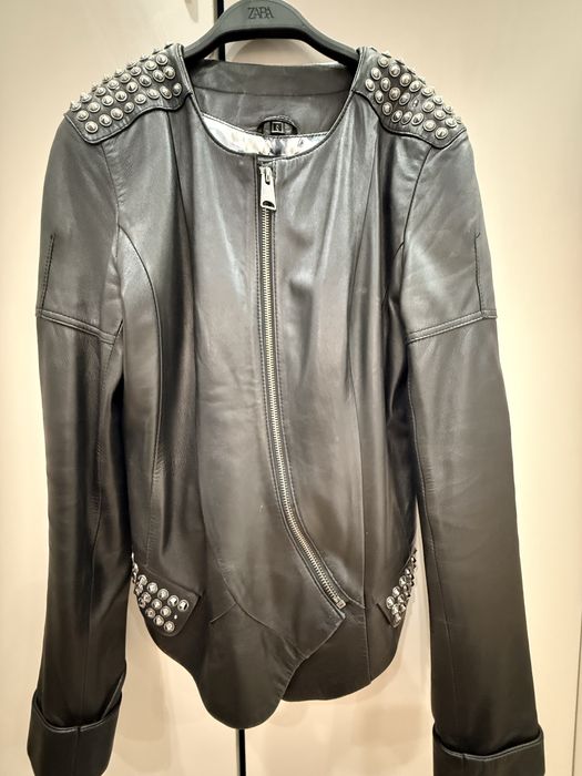 Кожаная куртка женская