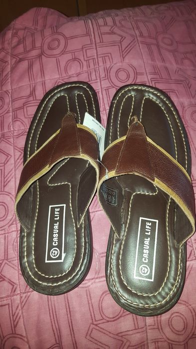 papuci piele marimea 42