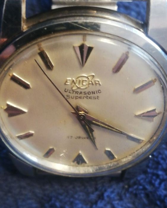 Ceas Bărbătesc Diver-Sub ENICAR Seapearl Ultrasonic Supertest EPSA