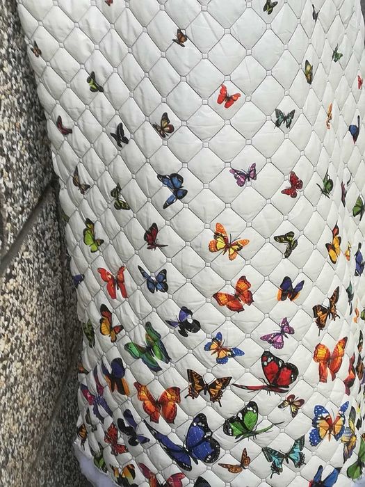 Капитониран шушляков плат и кадифе рипс