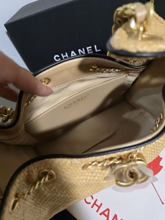 Дамска чанта Chanel Hobo 25S Raffia