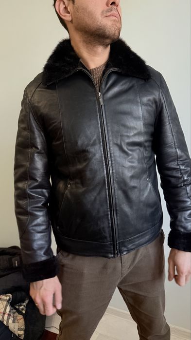 Кожаная куртка 46-48