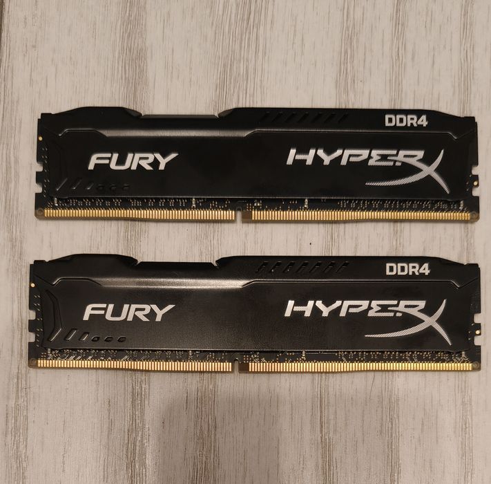 Kit 16gb DDR4 2400mhz Kingston HyperX Fury (2x8gb)