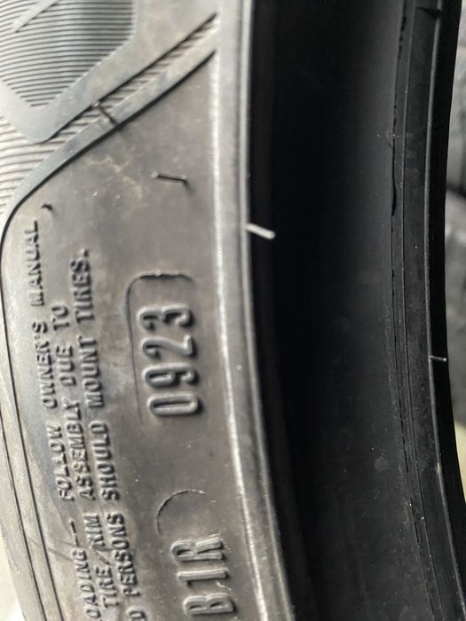 Шины 245/40/19 пара бу гудиер