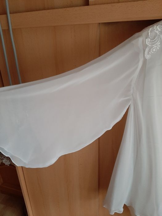 Rochie alba voal,, de ocazie