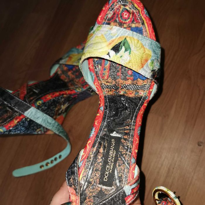 Sandale cu platforma, Dolce and Gabbana, originale, 40