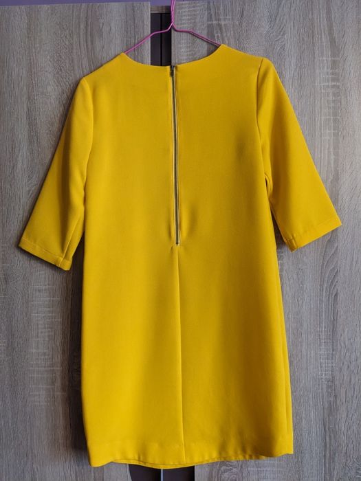 Дамска жълта рокля Warehouse