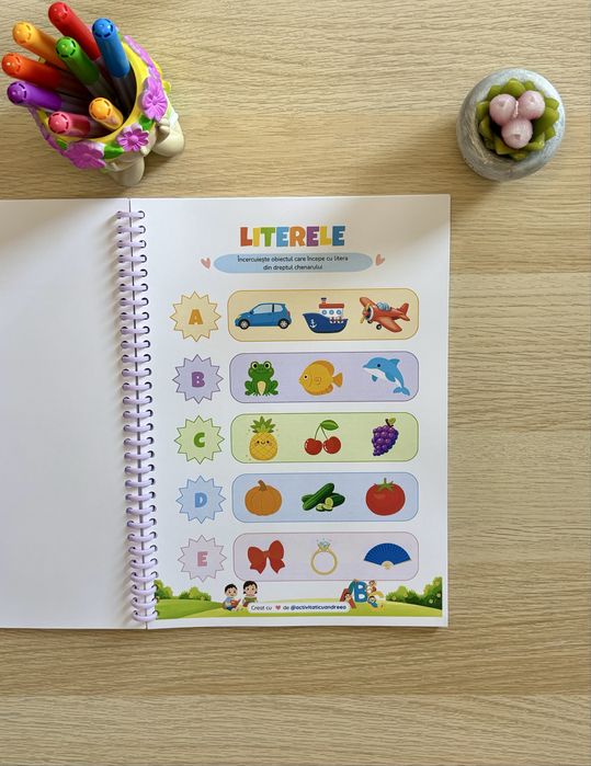 Caiet de activitati pentru copii 3-5 ani