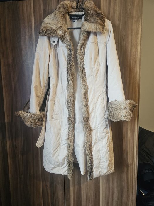 ZARA дамско яке със  заешка кожа