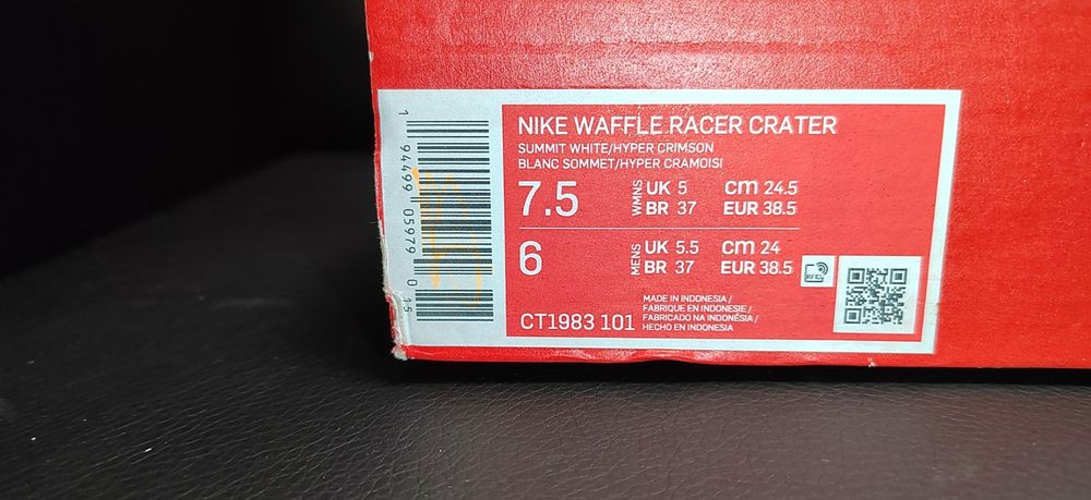 Nike Waffle Racer Crater, номер 38,5