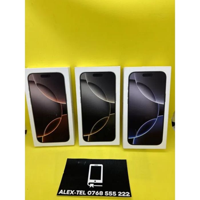 Alex-Tel® Apple iPhone 16 Pro MAX 1TB Sigilat Nou