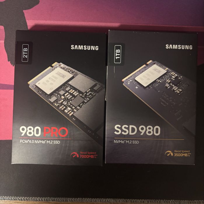 SSD M.2 Samsung 980 Pro + SSD M.2 Samsung 980