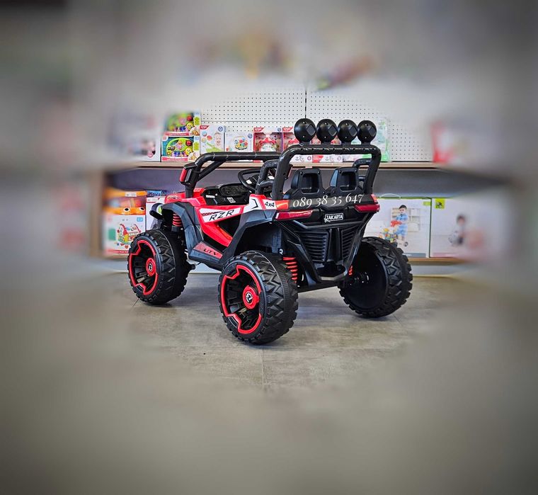 ТОП ЦЕНА!НОВО!Акумулаторно бъги/UTV Jakarta RED 4x4 с 12V батерия,USB