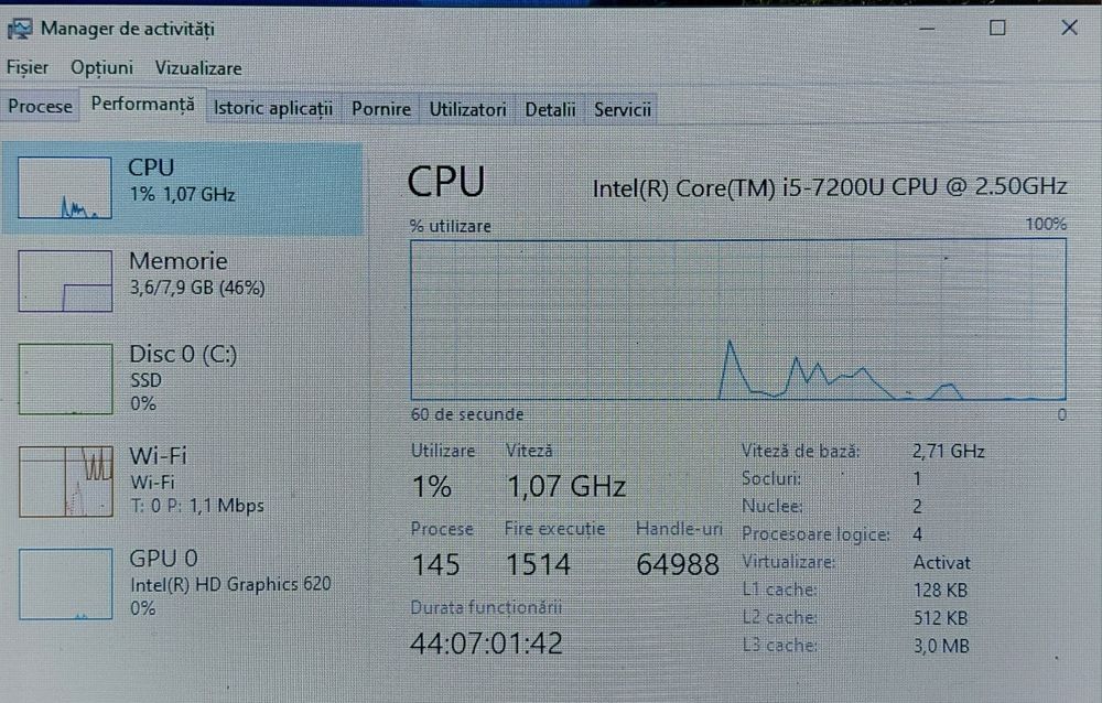 Laptop Asus X541u 15,6" i5 7200u 8gb ram 256gb ssd