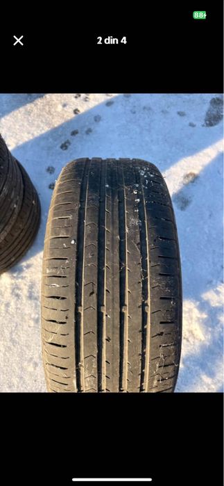 Vand set anvelope  vara Continental 225/55/17 135 lei bucara