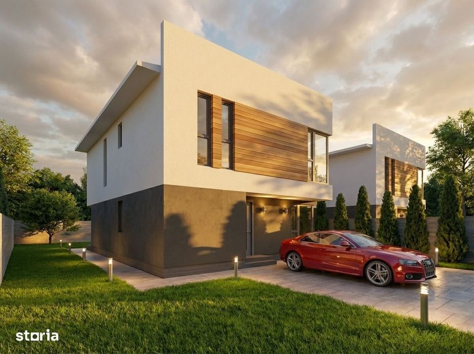 Ansamblu privat de case individuale, 5 camere, Toate utilitatile