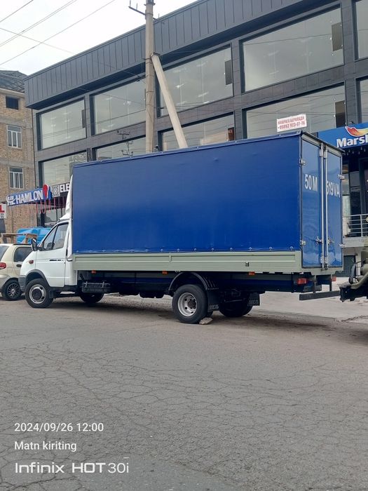 Газел юк ташиш хизмати 5.20 узунлиги усти очилади