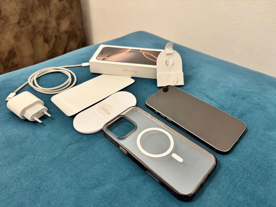 De Vanzare Iphone 16 Pro Max GOLD 256GB 89%San Bat