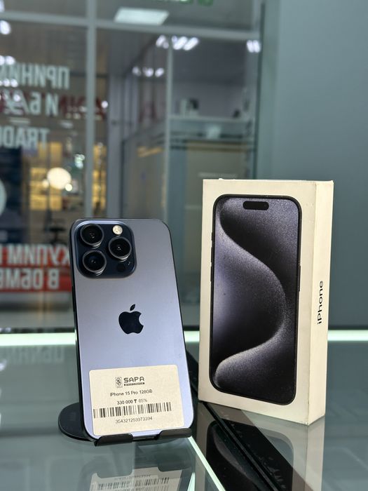 айфон 15 про синий