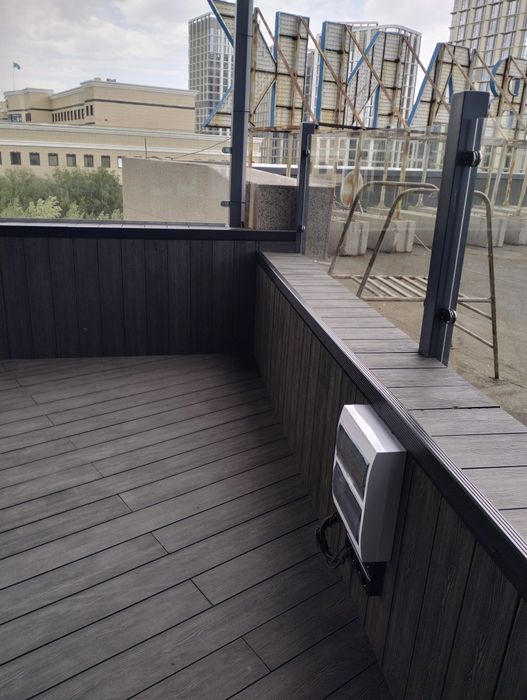 Монтаж террасной доски Астана