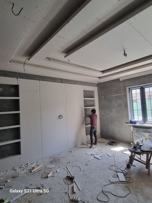 Gipsakarton  ustalar  prafisanal darajada