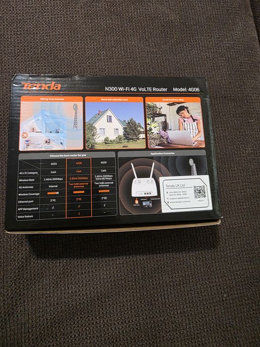 Tenda N300 wi-fi 4GVolte router