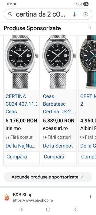 Certina ds2  automatic
