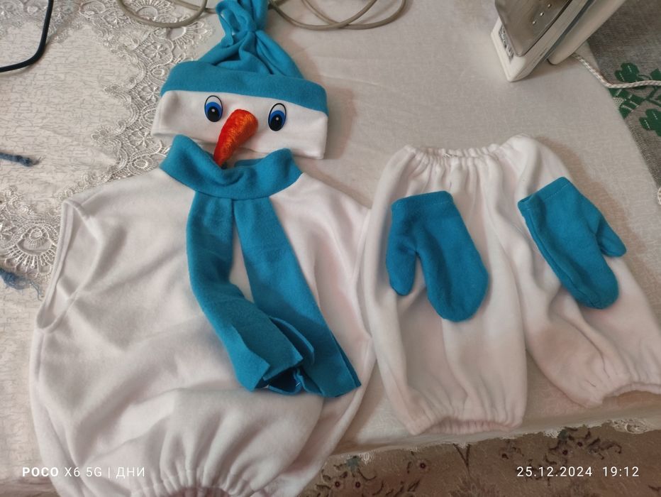 Костюм снеговика