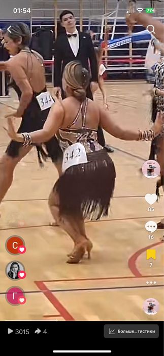 Платье для латины