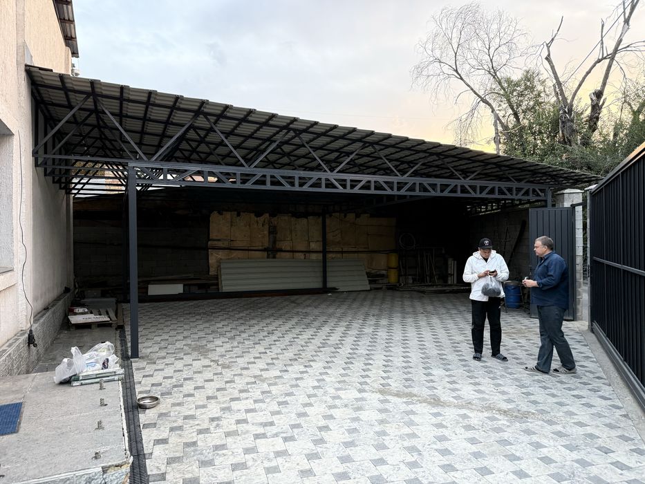 Навес, изготвления навеса