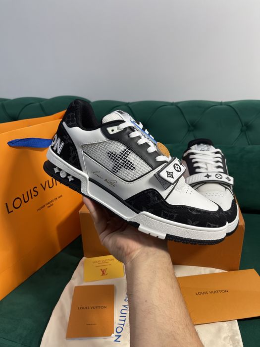 Adidasi Louis Vuitton piele naturala 100% Premium Full Box