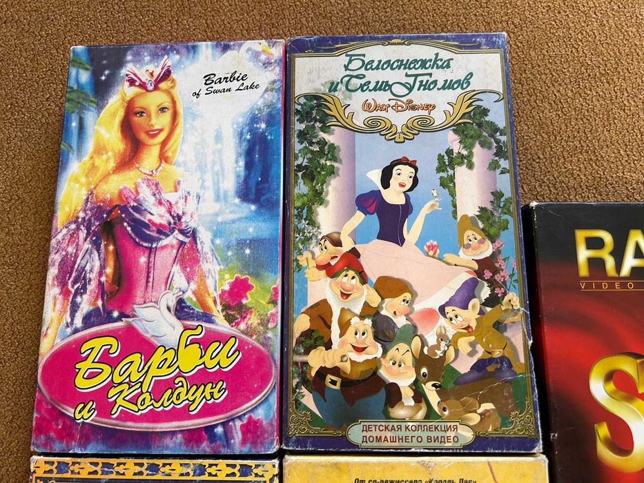 видеокассеты (мультфильмы)