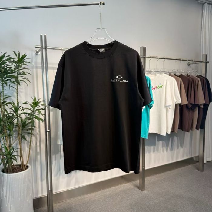 Tricou Balenciaga Black  T-Shirt Negru [Verificare Colet] Caliate Premium