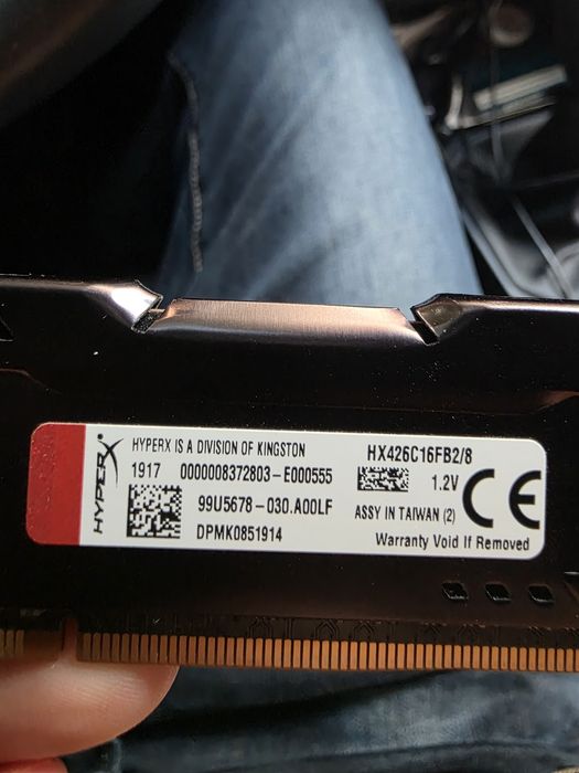 Fury Hyper X 8GB DDR4 2400
