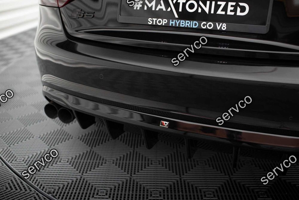 Difuzor bara spate Audi A5 Coupe Cabrio S-Line S5 8T 2007-2011 v34