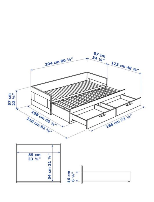 Кровать IKEA Бримнэс