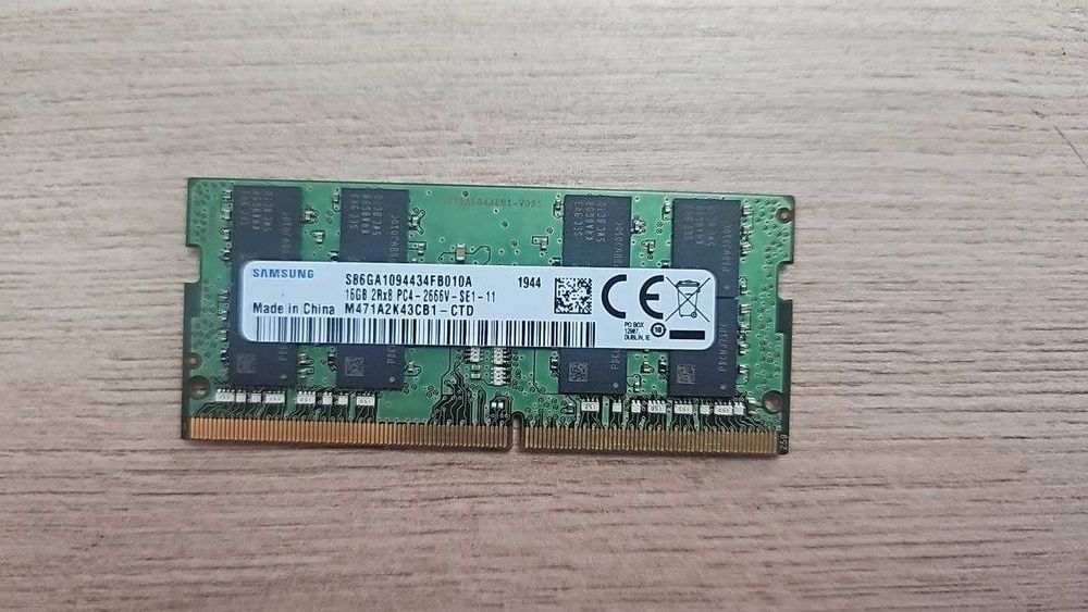 Оперативная память/ОЗУ Samsung DDR4 16GB 2666MHz 1Rx16 SO-DIMM