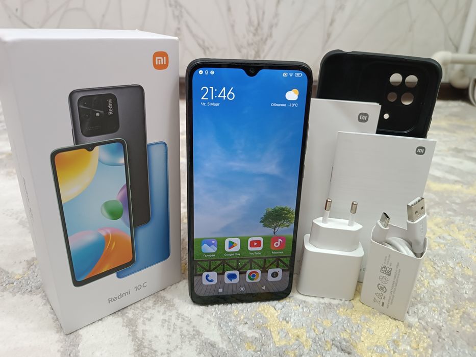 Xiaomi Redmi 10C / 128GB с документами.