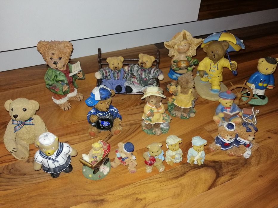 Set Figurine Ursuleți PVC Rasina, Linea Cherished Teddies BeanBears