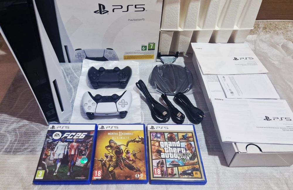 Ps 5 EAC 2×Dualsense +Топ Игры!