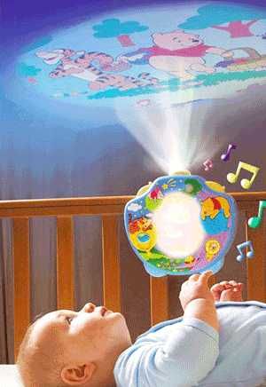 Proiector muzical pentru bebeluși